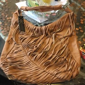 Kardashian beige swing bag